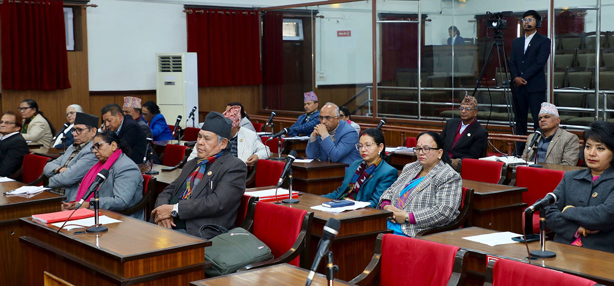 राष्ट्रियसभाबाट पर्यटन विधेयक पारित