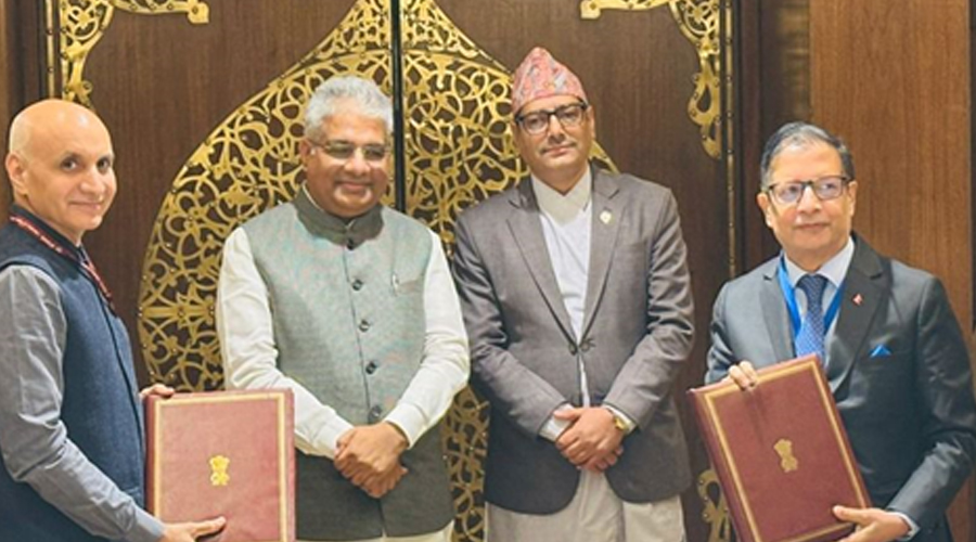 नेपाल र भारतबीच जैविक विविधता संरक्षणसम्बन्धी समझदारीपत्रमा हस्ताक्षर