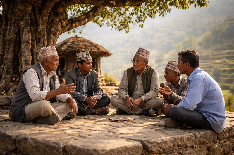 कञ्चनपुर : चोक–चौतारीमा उम्मेदवारको व्यक्तित्व र एजेन्डामाथि मन्थन