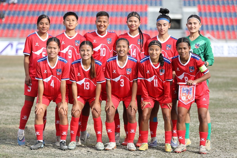 साफ यू-१९ महिला च्याम्पियनशिपमा नेपालले भूटानलाई हरायो