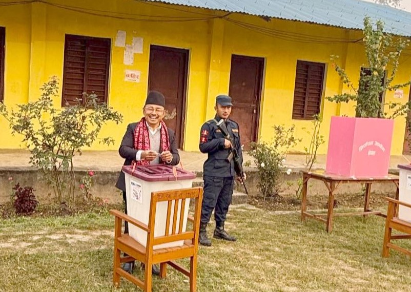 एमालेका तारा लामा तामाङले गरे मतदान