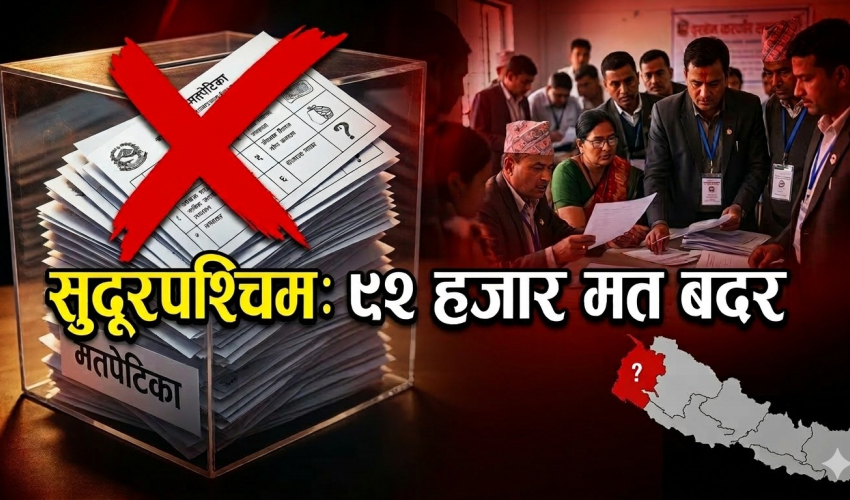 सुदूरपश्चिमका सहरी क्षेत्रमा बदर मत बढी, तराईका जिल्ला अगाडि