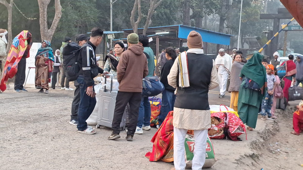 कैलालीसँग जोडिएको नेपाल भारत-सीमा नाका बन्द