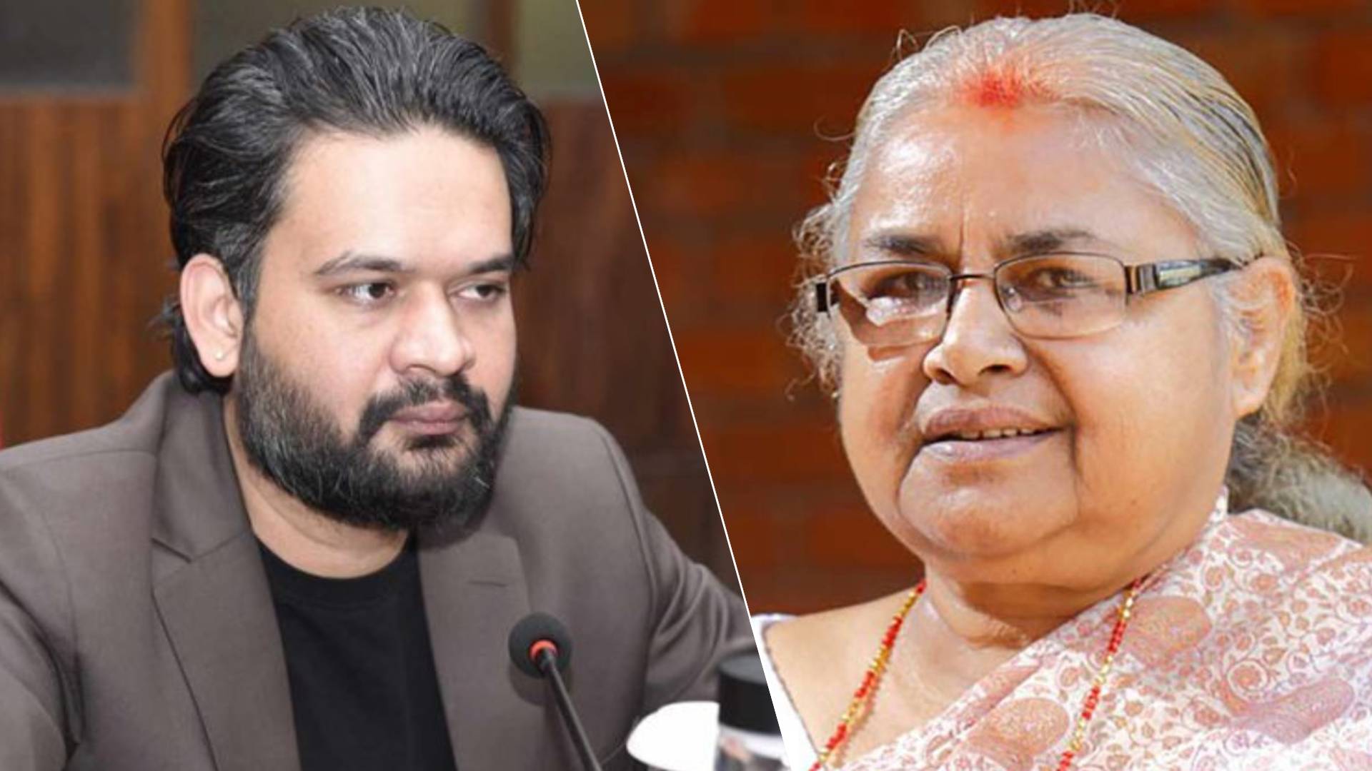 प्रधानमन्त्री कार्कीको फोटो राखेर बालेनले लेखे- हजुरको नेतृत्वमा आज लोकतन्त्रले जितेको छ