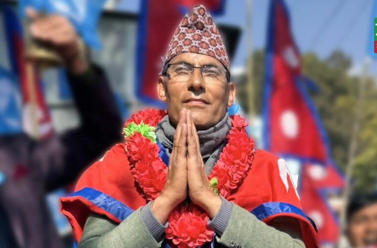 ओखलढुंगामा ५ मतले रास्वपाका विश्वराज पोखरेल विजयी