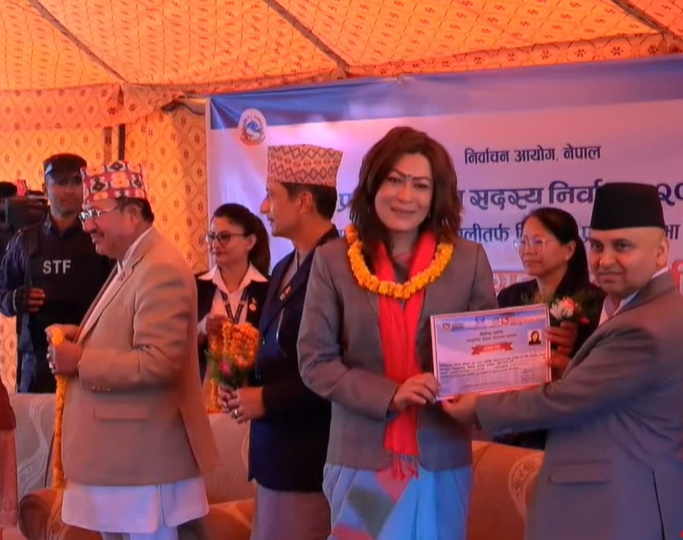 आयोगले दियो ११० समानुपातिक सांसदलाई प्रमाणपत्र