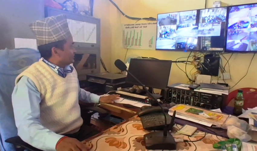 कञ्चनपुरको बेलौरीमा ‘सिसी क्यामेरा’बाट कक्षाकोठा निगरानी