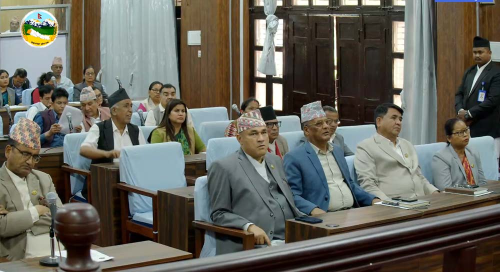 स्थानीय सेवा संशोधन विधेयक प्रदेश सभामा सर्वसम्मतले पारित