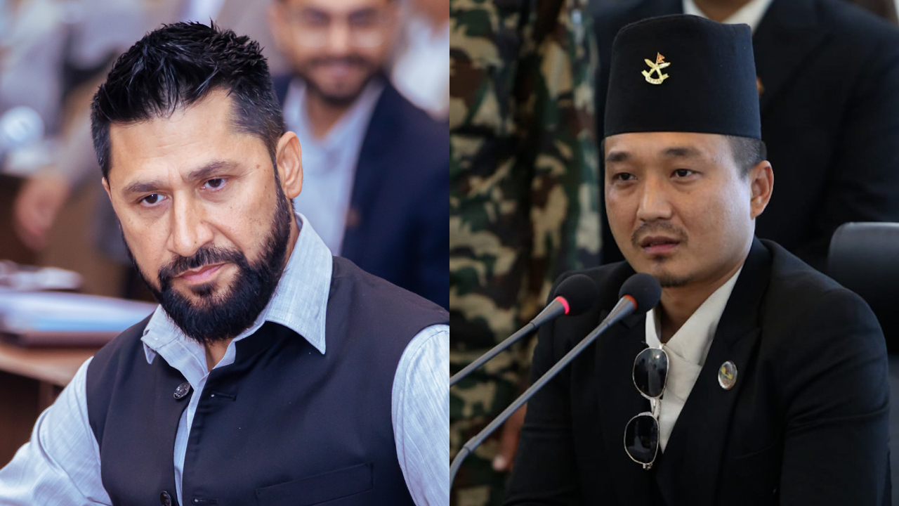 रवि लामिछाने भेट्न बूढानीलकण्ठ पुगे गृहमन्त्री गुरुङ