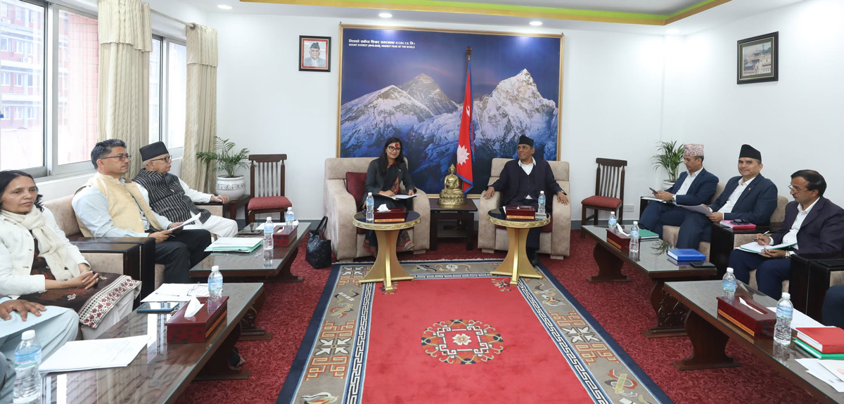 राष्ट्रिय सभा कार्यव्यवस्था परामर्श समितिको बैठक सिंहदरबारमा