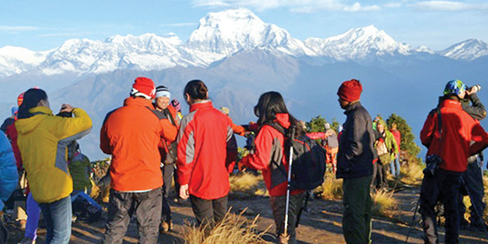 नेपालमा मार्च महिनामा १ लाख २० हजारभन्दा धेरै पर्यटक आए
