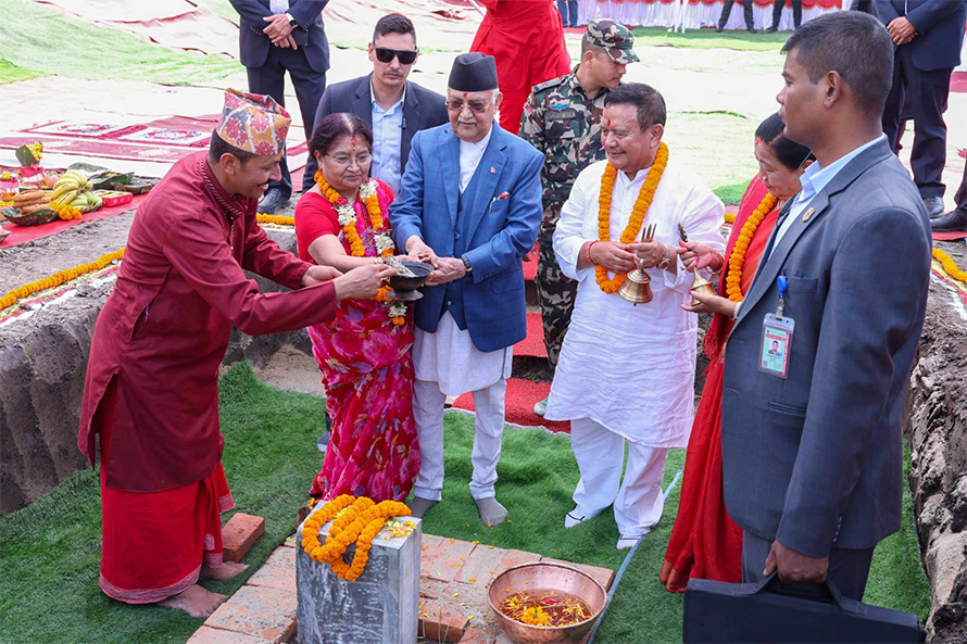 मीनबहादुर गुरुङले दानमा दिएको जग्गा एमालेले नलिने
